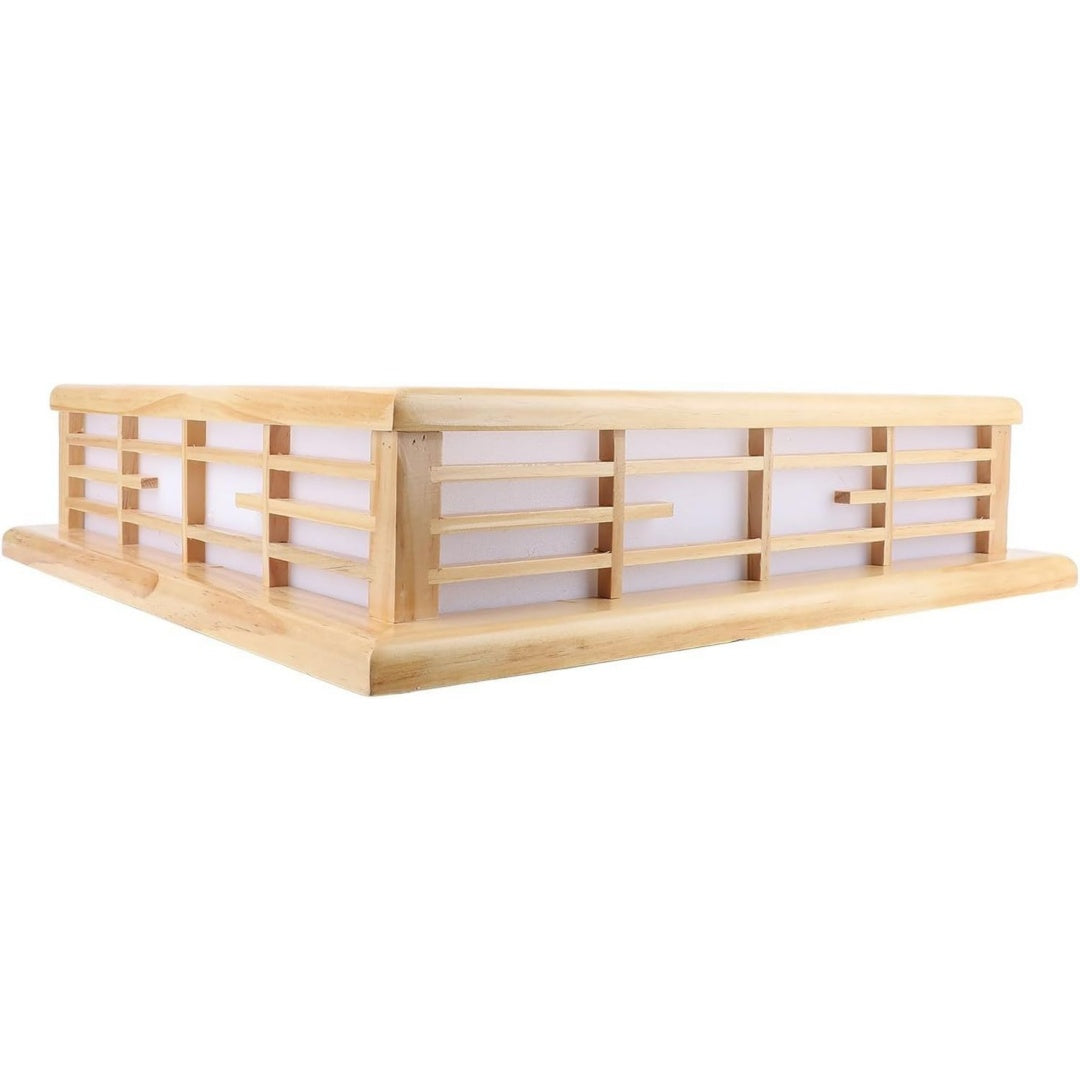 Mobile funzionale FTVOGUE Plafoniera retro Legno, Lampada naturale