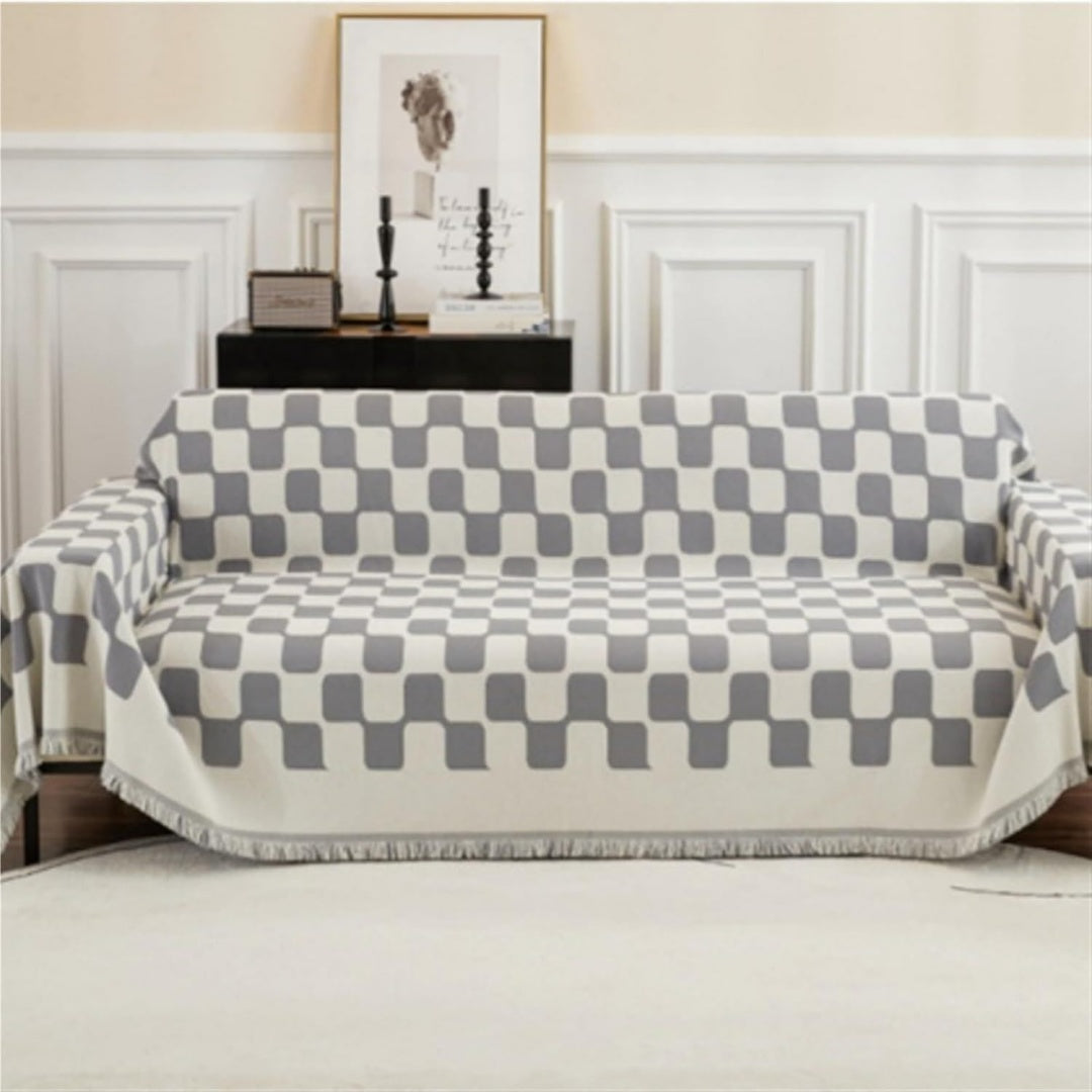 Divano confortevole Copridivano lavabile divani grandi dimensioni, grigio