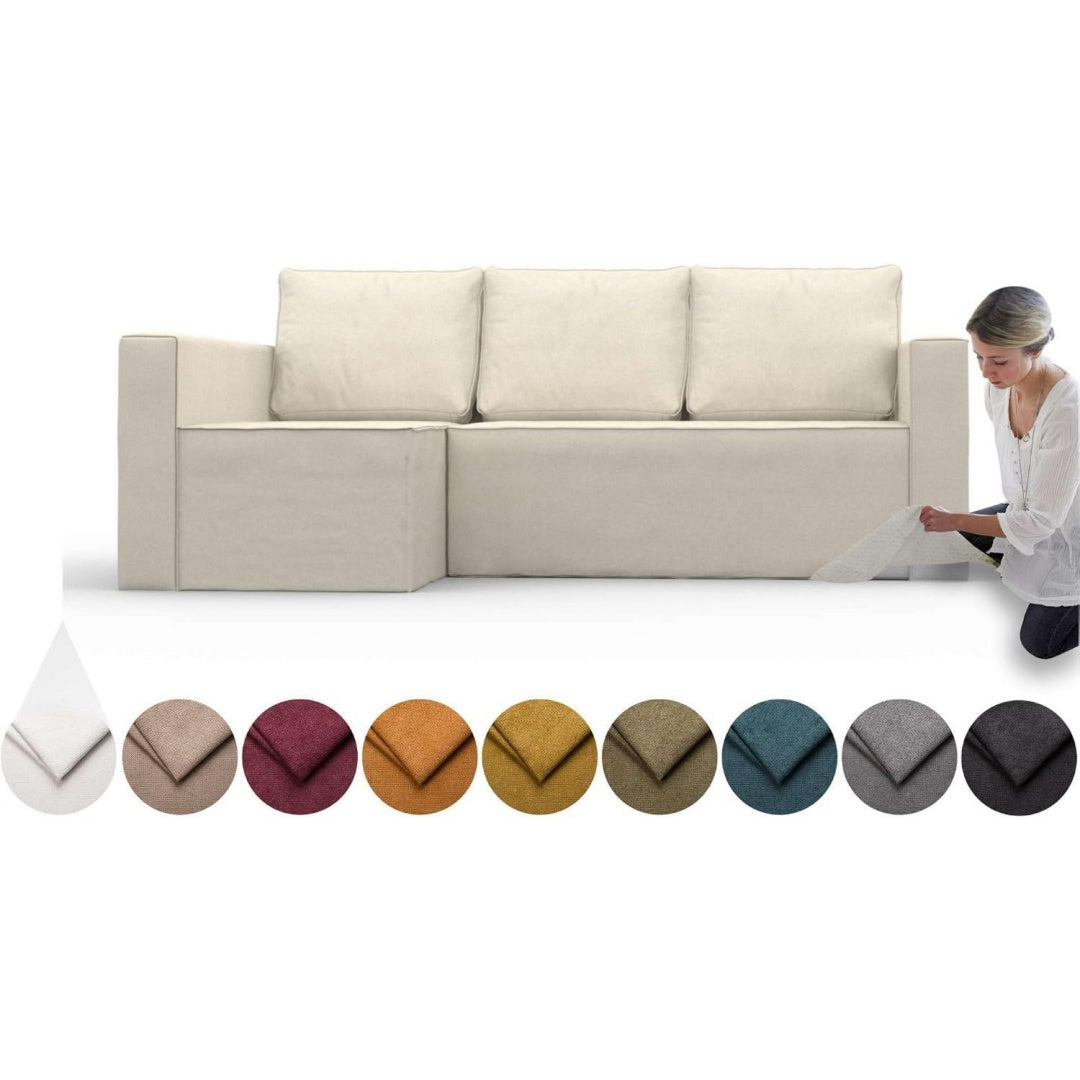 Seduta imbottita comfortly Fodera divano letto angolare oro
