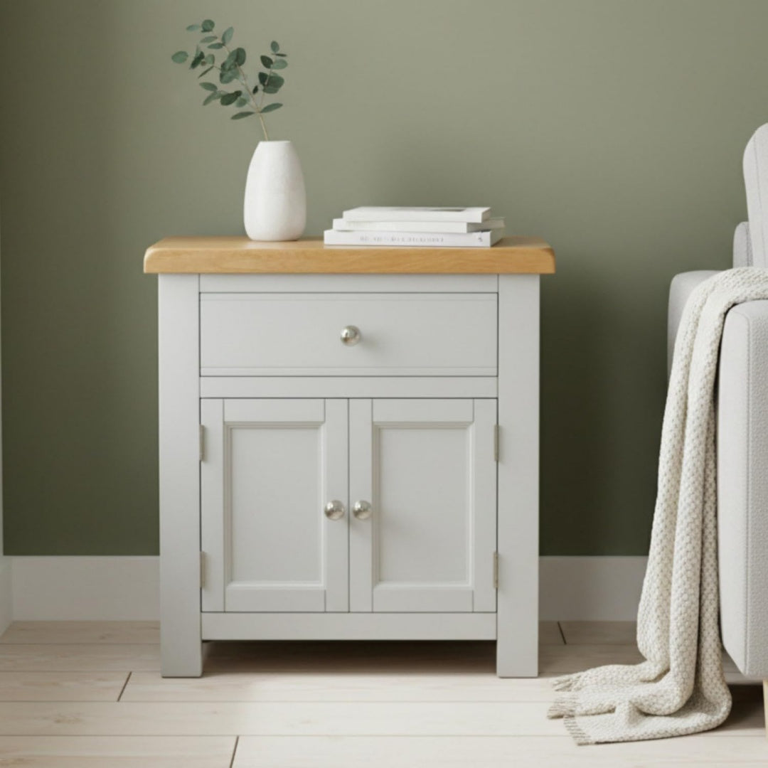 Credenza da soggiorno con cassetti grigio