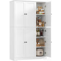 Credenza da soggiorno con ante regolabile bianco