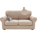 Divano confortevole Copridivano elasticizzato braccioli, antigraffio, universale, beige